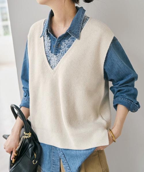 Spick＆Span（スピック アンド スパン） ベスト ジレ 「一部店舗+WEB