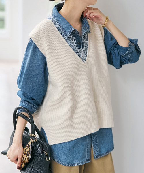 Spick＆Span（スピック アンド スパン） ベスト ジレ 「一部店舗+WEB