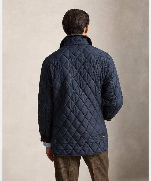 [ポロ ラルフローレン] メンズ キルティングコート M ネイビー 並行輸入品 POLO RALPH LAUREN（ポロ・ラルフローレン） ラルフローレン コート