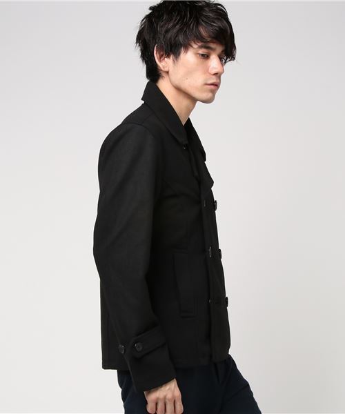 Ｐコート Amazon | AZ by junhashimoto(エーゼイ バイ ジュンハシモト) メルトン