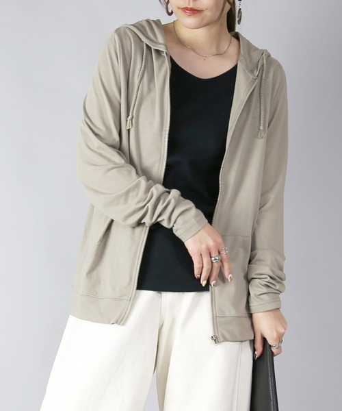 ANAYI パーカー　ベージュ　新品 trim_ofany_item687d2982c0d011e