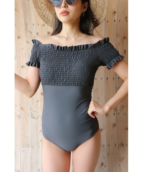 TRUNC 88  水着 TRUNC 88 水着 Shirring Design Swimwear レディース : ZOZOTOWN