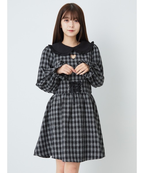 ワンピース ハートくりぬきチェックワンピース Zozotown Paypayモール店 通販 Paypayモール