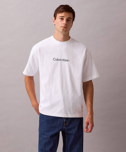 【 】CKJ リラックスレギュラーTシャツ◆送料無料◆ Calvin Klein tシャツ 「ユニセックス」STNDRD リラックス