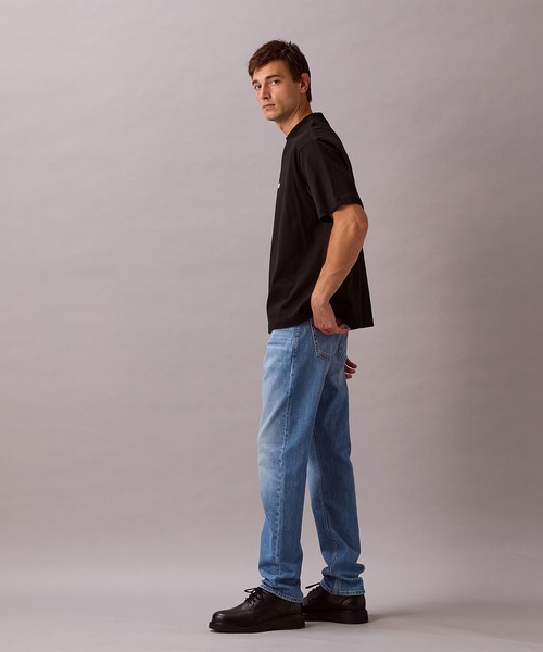 [  Jeans] CKスタンダードクルーネック半袖Tシャツ ユニセックス】STNDRD リラックス クルーネック Tシャツ（T