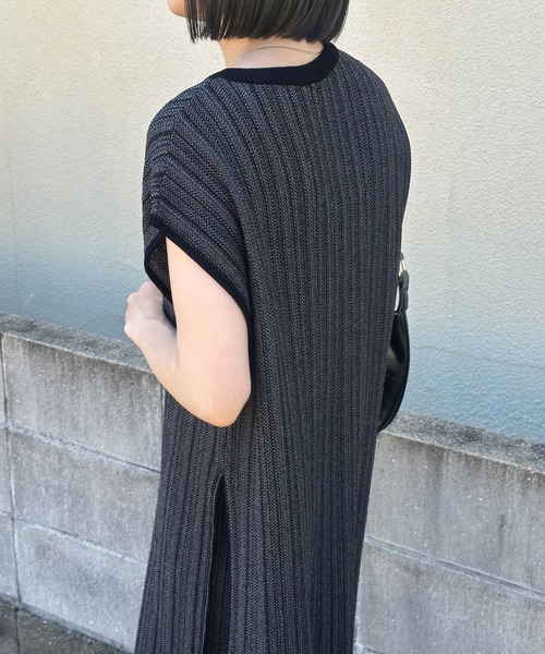 select MOCA（セレクトモカ） サマーニットストライプセットアップ