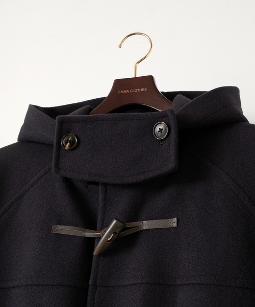EMMA CLOTHES ダッフルコート コート オーバーサイズメルトン
