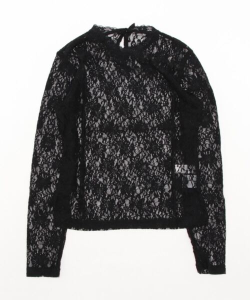 ブラウス シャツ 「Maunaloa」ハイネックレースブラウス レディース