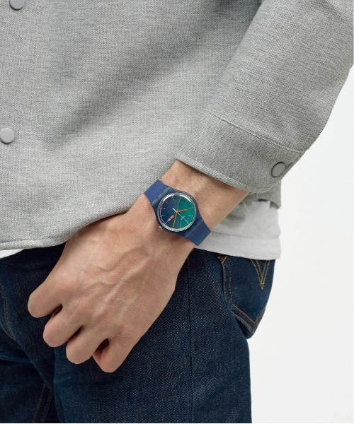 Swatch 腕時計 FADE TO PINK メンズ レディース : ZOZOTOWN