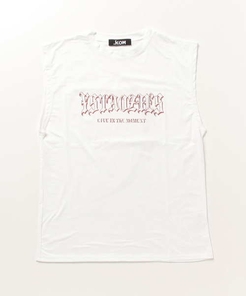 tシャツ 「.KOM/ドットケーオーエム」フロントロゴノンスリーブTEE「Y」「CN」 メンズ レディース | .KOM | 13