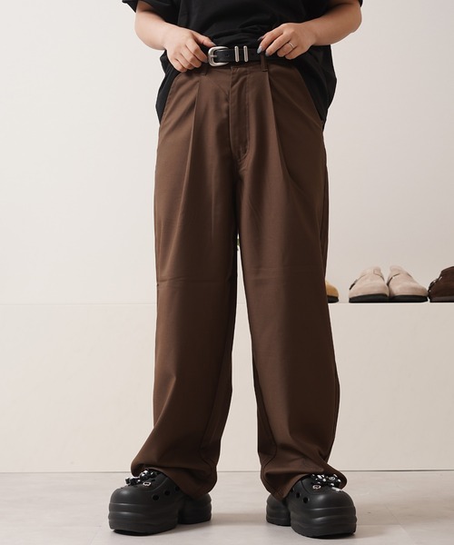Laufer スラックス TR ワイド スラックス / TR Wide Slacks メンズ