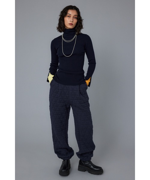 【国内発送】キルティング スウェット パンツ オーバーサイズ HeRIN.CYE スウェットパンツ ジャージ Quilting pants