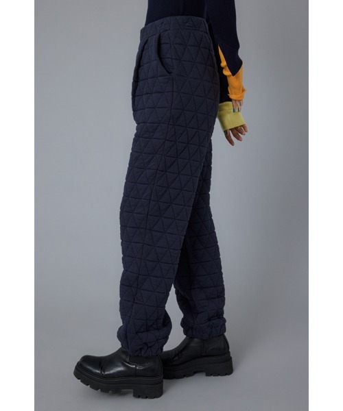 【国内発送】キルティング スウェット パンツ オーバーサイズ HeRIN.CYE スウェットパンツ ジャージ Quilting pants