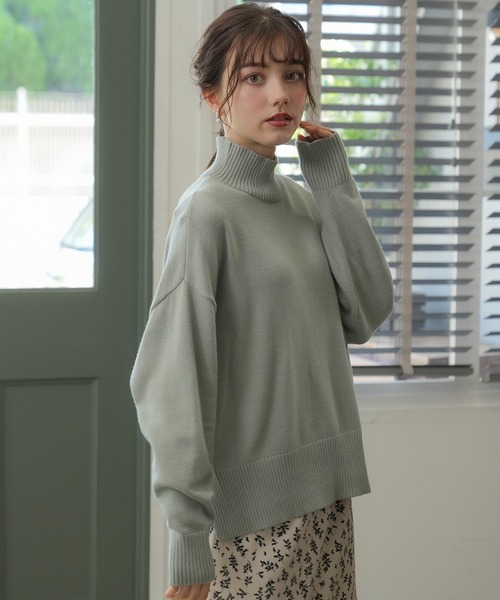 ニット アンゴラライクハイネックニット : 78246620 : ZOZOTOWN Yahoo 