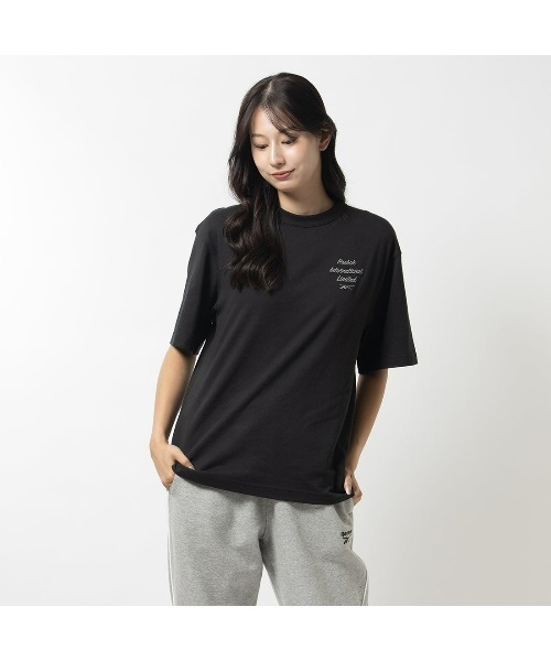 M★Reebok★日本未発売★女性用★ティシャツ★東京発送★黒色★Reebok★アメリカサイズのM★ダンス用★BodyJamなどにいかがですか★刺繍 Reebok tシャツ クラシック Tシャツ / CLASSIC RES TEE メンズ