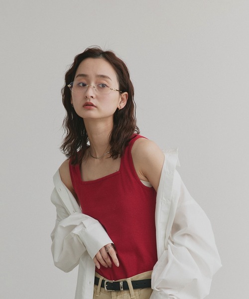 ad thie（アドティエ） uvカット タンクトップ ノースリーブ 前後2WAY