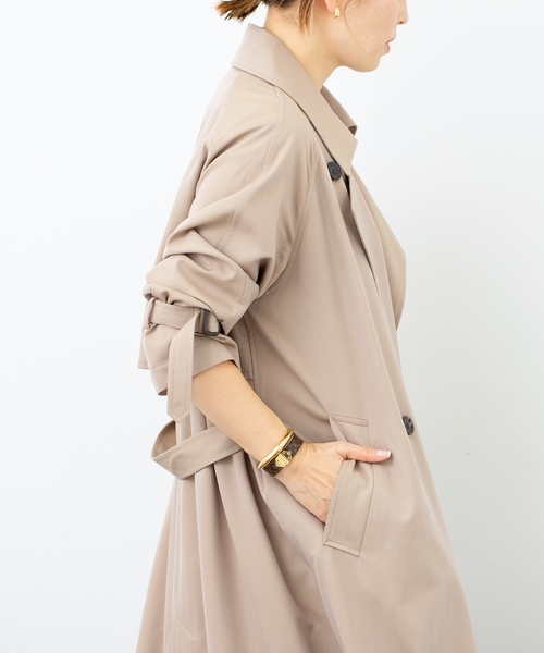 2025新作/完売済 【ドゥーズィエムクラス】GABARDINE トレンチコート Deuxieme Classe トレンチコート コート *GABARDINE レディース