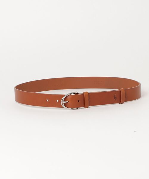 Ralph Lauren 黒 レザーベルト ホースシューバックル ホースシューバックル レザー ベルト（ベルト）｜POLO RALPH