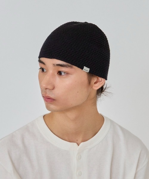 【注文】ニット帽 override ニット帽 ニットキャップ OVERRIDE CROCHET SHORT