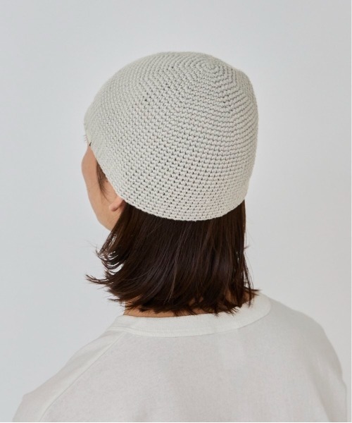 yoli  knit cap  ニット帽　ライトグレー ニットキャップ – yourwear