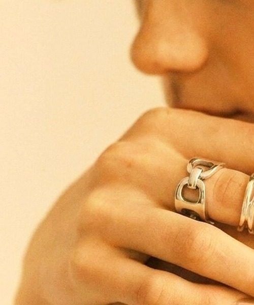 指輪 リング 「blatto 925silver」925シルバー　デザイン　リング　bla-ring-f004　U メンズ レディースの画像