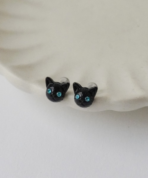 itimi セラミック 陶器　猫　ピアス room505_min-256