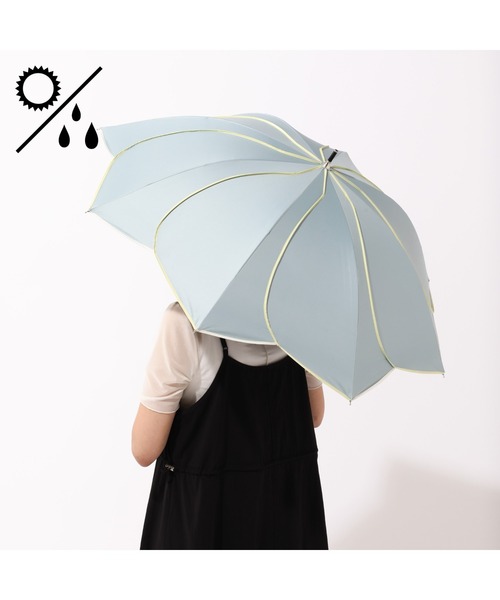 Francfranc 傘 「遮光率・UVカット率99％生地使用」バイカラー