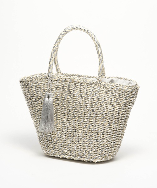 ym-zakka トートバッグ ZAKKA-BOX トートバッグ メタリックフィルムペーパーバスケット