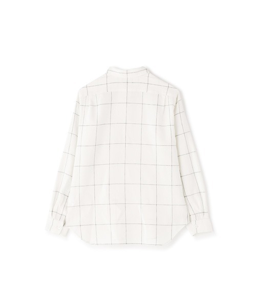 MARGARET HOWELL ホワイト ノーカラー 長袖シャツ Lサイズ 楽天市場】MARGARET HOWELL マーガレットハウエル シャツ サイズ