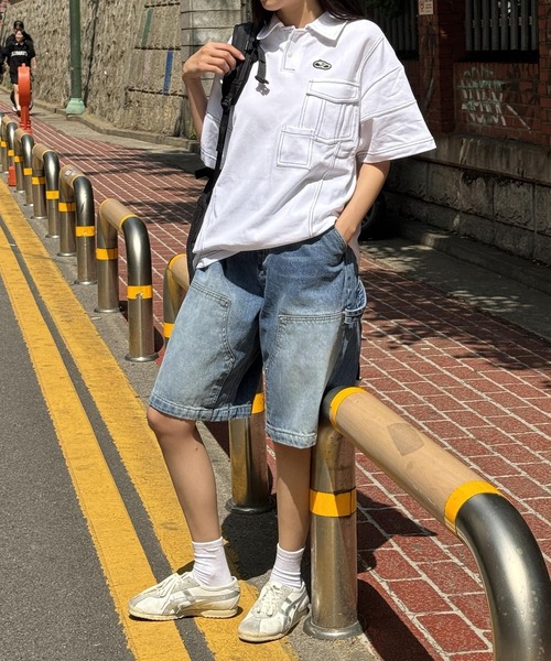 tシャツ 「UNISEX」ROMANTIC CROWN／ダブルポケットピケT レディース メンズ ROMANTIC CROWN tシャツ 「UNISEX」ROMANTIC CROWN／ダブル