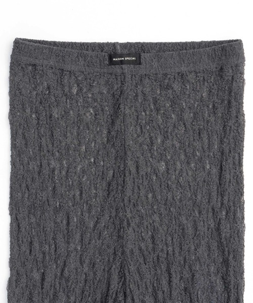 メゾンスペシャル　レッドタイツ MAISON SPECIAL タイツ Lace Tights/レースタイツ「MAISON
