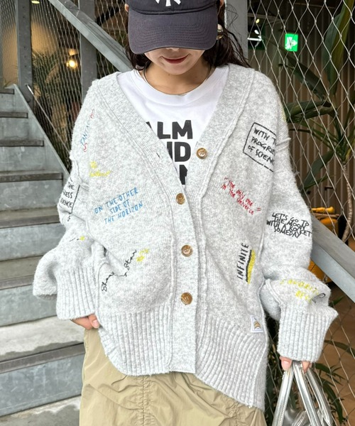 HELLO.SANFRANCISCO ニット 「HELLO.SANFRANCISCO」手書きオーバー 