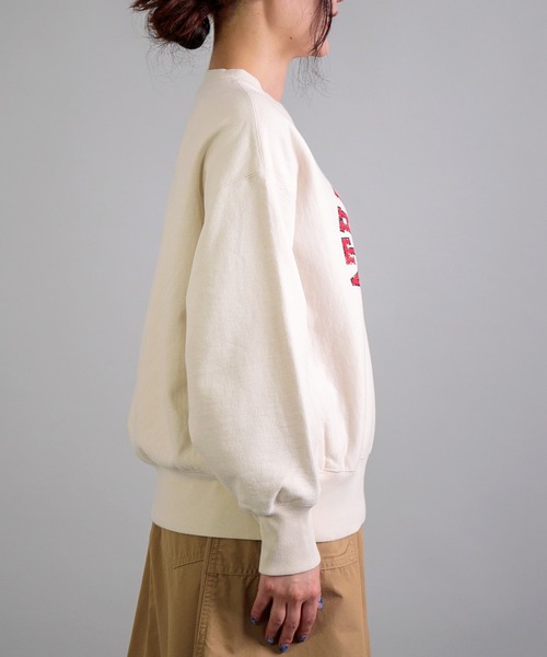 トレーナー スウェット 「OMNIGOD womens / オムニゴッド」 26/2 BD裏毛 アスレチックスウェットシャツ レディース_20