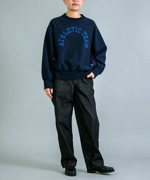 トレーナー スウェット 「OMNIGOD womens / オムニゴッド」 26/2 BD裏毛 アスレチックスウェットシャツ レディース_4