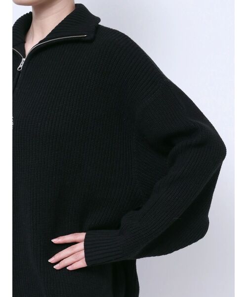 ニット セーター GYGYロゴハーフZIPニットトップス レディース セール】GYGYロゴハーフZIPニットトップス（ニット/セーター