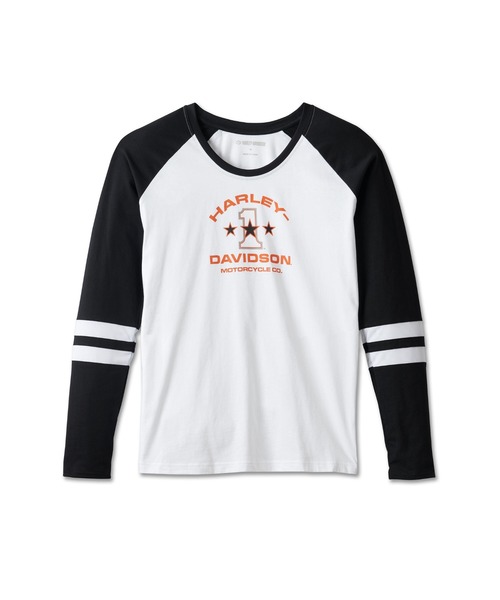 tシャツ 上質な長袖ラグラントップ レディース