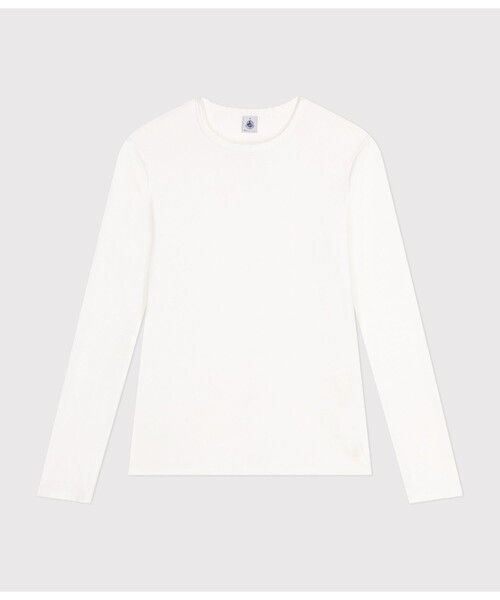 tシャツ ポワンココットクルーネック長袖Ｔシャツ レディース PETIT BATEAU｜ポワンココットクルーネック長袖Tシャツ