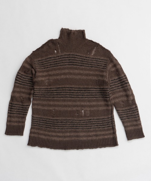 projectR ニット PRANK PROJECT ニット セーター モヘヤシアーボーダーニット/Mohair