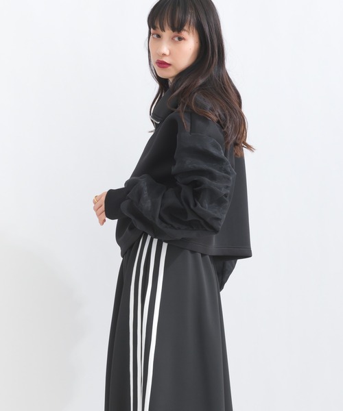 terrace ニット セーター ハーフジップダンボールニットプルオーバー