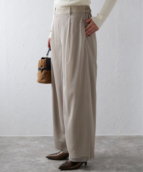 seyto完売品 チュールレイヤードバギーフレアパンツ サイズ2 seyto（セイト）の「Tulle layered buggy flare pants