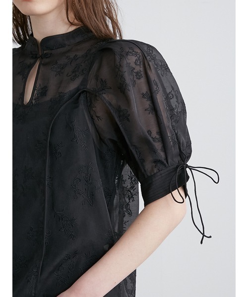 LILY BROWN 「LILY BROWN」 半袖ブラウス ONE SIZE ブラウン