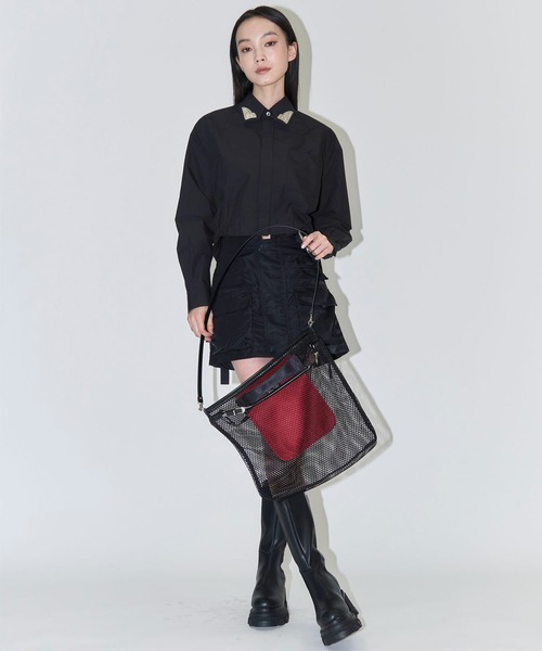 TOGA ARCHIVES レザーショルダーバッグ TOGA ARCHIVES - SQUARE SHOULDER BAG – The Contemporary Fix Kyoto
