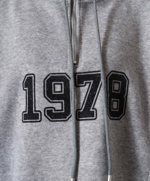 トレーナー スウェット je crois soi 1978ハーフジップスウェット レディース FUNALIVE トレーナー スウェット je crois soi 1978ハーフジップ