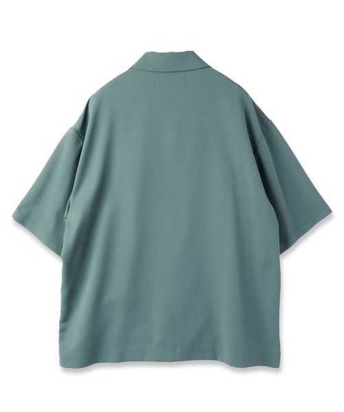CULLNI ノーカラートレンチジャケット　グリーン　21AW CULLNI ノーカラートレンチジャケット グリーン 21AW メンズ