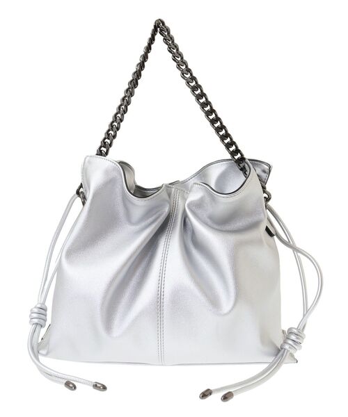 ショルダーバッグ バッグ 2wayチェーンギャザーバッグ レディース