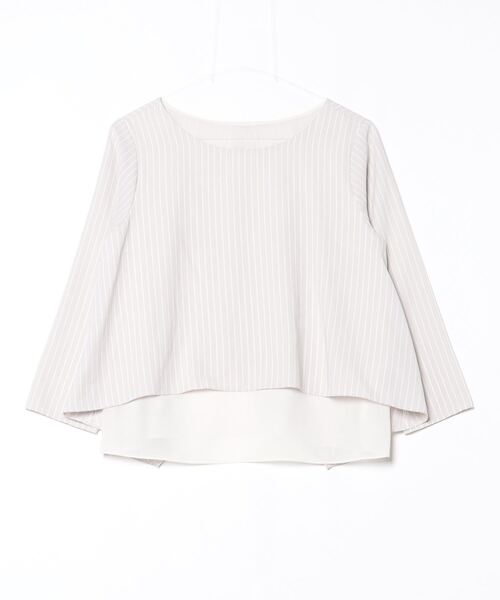 「BEAUTY&YOUTH UNITED ARROWS」 7分袖ブラウス FREE ブラウン レディース BEAUTY＆YOUTH UNITED ARROWS 「BEAUTY&YOUTH ARROWS」 7分袖