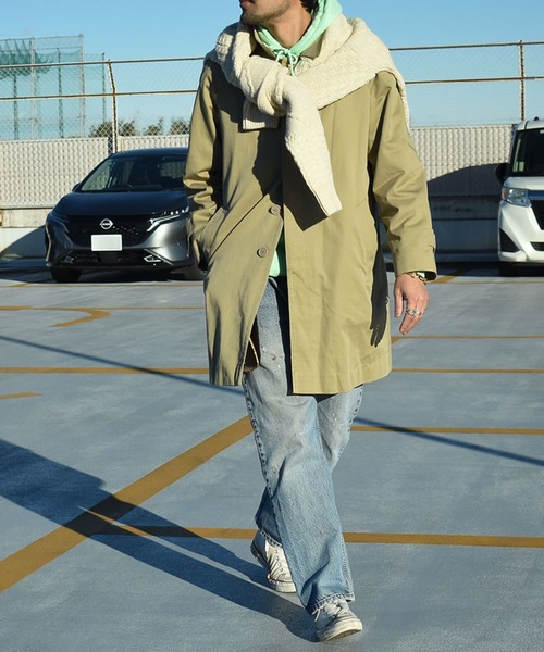 VINTAGE ステンカラーコート コート 「ヴィンテージ古着」70-80's The