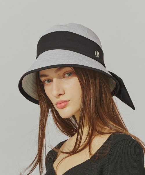Chapeau d' O 帽子 ハット Pike Back Ribbon Cloche