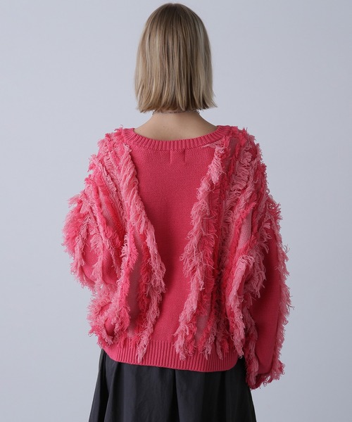 ローズバッド　ROSE BUD アシンメトリー　ニット セーター トップス ローズバッドROSE BUD アシンメトリーニット セーター トップス