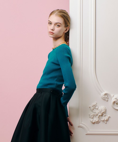 ニット セーター 「LOULOU WILLOUGHBY」2WAY RIB プルオーバー レディース LOULOU WILLOUGHBY ニット セーター 「LOULOU WILLOUGHBY」2WAY